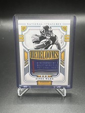 2022 Panini National Treasures Hines Ward Heirlooms Laundry Tag Patch #1/1
