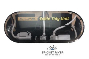 NEW - D-Line Cable Tidy Unit Cable Management Box - Black - Picture 1 of 3