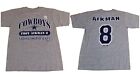 Troy Aikman Shirt Dallas Cowboys NFL Medium Deadstock Vintage 90er 2-seitig RaRe