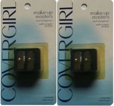2 AFILADORES DE LÁPIZ DE OJOS/LABIOS COVERGIRL MAKEUP MASTERS ORIGINALES ENVÍO GRATUITO EE. UU. Foto 1 de 4
