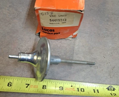 NOS Lucas 54415212 Vacuum Advance 1969 - 1971 Triumph Tr6 及更多,日期代码 1972 — 第 1/4 张图片