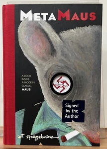 MetaMAUS: A Look Inside a Modern Classic + DVD - Art Spiegelman SIGNED+SKETCH HC - Picture 1 of 7