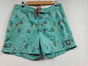 Insight Mens Board Shorts Green Size 33 See All Pics - Picture 1 of 10