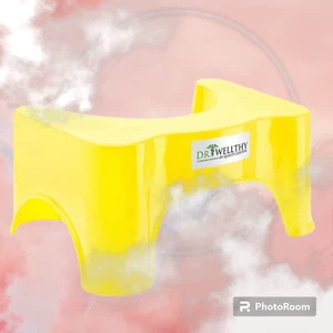 Medizinischer Dr. Wellthy Toilettenhocker 41,5x24x17cm in Gelb - Bild 1 von 11