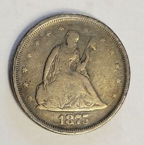 1875-S Twenty Cent Silver Piece *NICE*