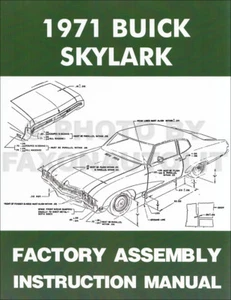 1971 Buick Skylark and GS Factory Assembly Manual GS Gran Sport Stage 1 455 - Picture 1 of 2