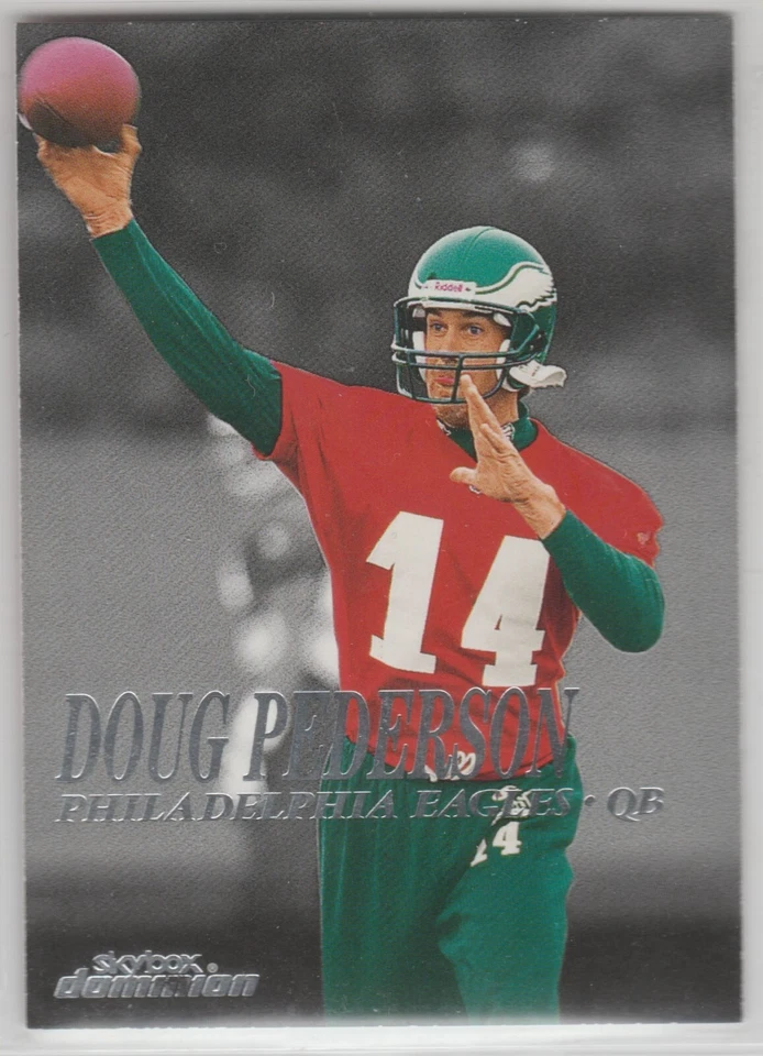1999 Dominion #129 Doug Pederson Philadelphia Eagles Jacksonville Jaguars ULM - Image 1 of 1