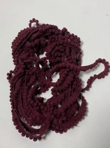 8 Yards 1/2" Multi Pom Pom Lace for Clothes Dupattas & Sarees Unique Decor Trim - Picture 1 of 11