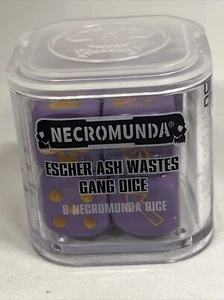 Escher Ash Wastes Dice Necromunda Warhammer 40K Lavender Purple Dice NEW sealed - Picture 1 of 4