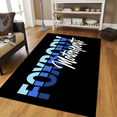 Ford Mustang Foxbody Motosports, Muscle Car Decor, Racing Garage Mat, Retro Auto - Image 1 of 4