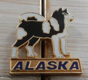 SCHÖNE PINS TIERE SCHLITTENHUND ALASKA HUSKY MUSHER EGF - Bild 1 von 6