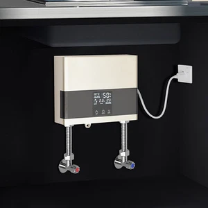 Mini Electric Tankless Hot Water Heater Constant Temperature Remote Control 110V - Picture 1 of 21