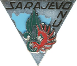 LEGION, 2. Ausländisches Fallschirmjägerregiment, UN SARAJEVO, Balme (0538) - Bild 1 von 2