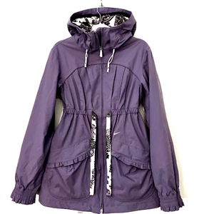 Nike Juvenil Pierrefond Snowboard Chaqueta con Capucha Púrpura Talla M Cremallera Completa - Imagen 1 de 13
