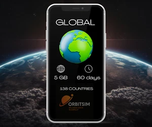 Global - 10GB for 180 days - Mobile Data eSIM - Fast Delivery - Afbeelding 1 van 1
