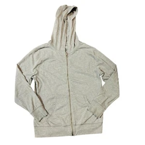 Old Navy Boy's Fleece Full Zip Hoodie Jacket Size Medium (8) Grey - Picture 1 of 2