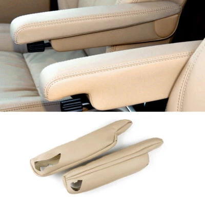 Cubierta de manija reposabrazos de asiento beige para Land Rover Freelander 2 LR2 L+R Foto 1 de 4