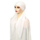 Couverture de perte de cheveux turban casquettes de chimio chapeau hijab musulman femmes tête foulard enveloppant capot