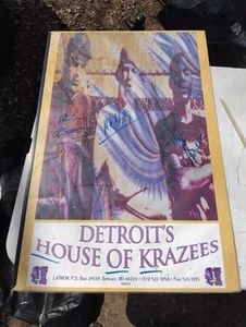 House of Krazees Vintage Poster 24x37 handsigniert / signed Twiztid ICP Detroit - Bild 1 von 8