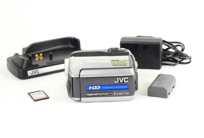 JVC Everio GZ-MG155U Hybrid HDD SD Camcorder ~ Tested and Works Great! - Image 1 of 4