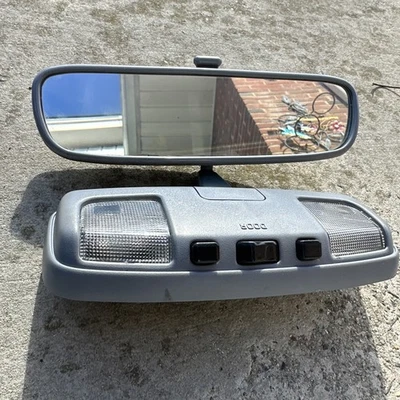 95-04 Toyota Tacoma Dome Light Overhead Console Rear View Mirror Gray Light Blue - Image 1 of 4