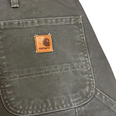 Carhartt B11 MOS Work Pants Khaki Canvas Relaxed Fit Mens VGUC Size 42x30 - Image 1 of 4