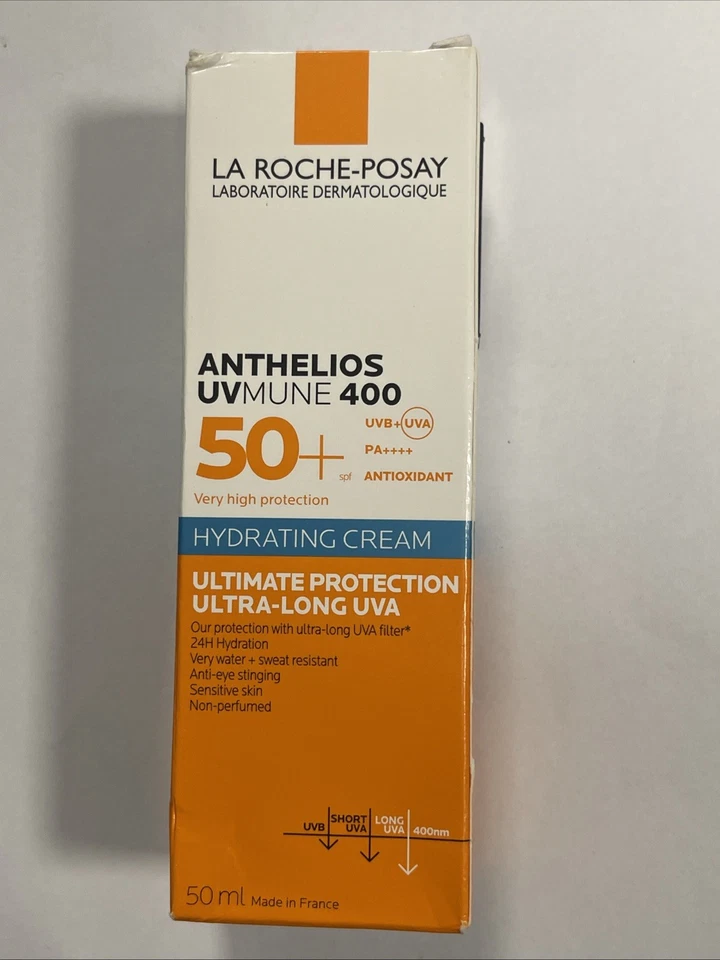 La Roche-Posay ANTHELIOS SPF50+ Hydrating Cream 50ml sunscreen uv NEW BOXED UK - image 1 of 1