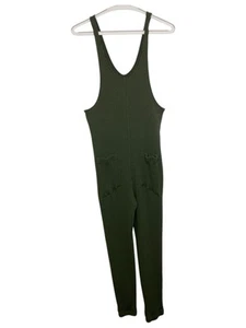 For Days Organic Size Small Jumpsuit Ribbed Moss Green One Piece Sleeveless - Picture 1 of 6