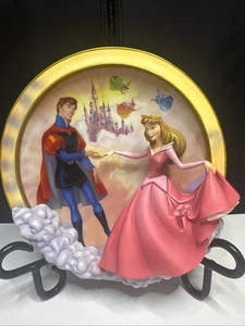 Disney Enchanted Princess Plate Bradford “Dancing in the Clouds” Sleeping B 3D - Picture 1 of 9