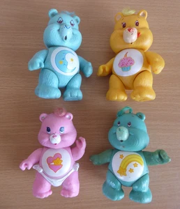 Paquete Care Bears x4 Vintage 1983 Kenner Cumpleaños Bebé Abrazo Deseo Hora de Dormir Oso - Imagen 1 de 10