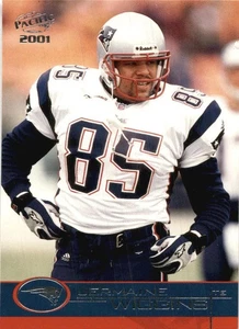 2001 Pacific #260 Jermaine Wiggins New England Patriots Rare - Picture 1 of 2