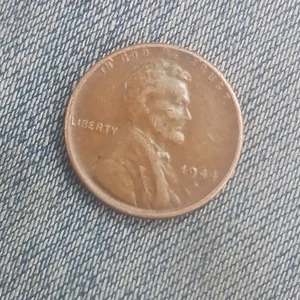 1944 Penny Error No Mint Mark “L” Rim Error letters in the Rim reverse - Picture 1 of 3