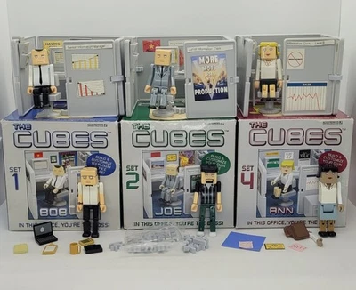 The Cubes Lot Play Sets 1, 2, 4 & New Hires Expansion Accoutrements Vintage 2005 - Image 1 of 4