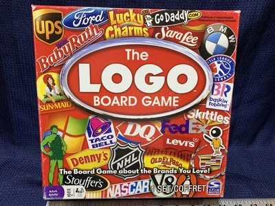 Logo Board Game - Spin Master - Unique Trivia - 2018 - Advertising - Free Ship - Image 1 of 4