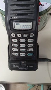 ICOM IC-A14 VHF Air Band Transceiver Hand Held Portable Aviation Radio A14 Pilot - Picture 1 of 4