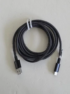 Câble Apple Lightning vers USB-A 6 pieds en nylon tressé Anker CPL - Photo 1 sur 2
