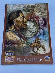 Master Pieces FIVE CENT PEACE 1000-teiliges Puzzle #70301 Neu 19,25" x 26,75" - Bild 1 von 1