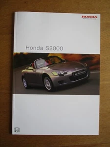 Honda S2000 UK Sales Brochure (2002) - Picture 1 of 15