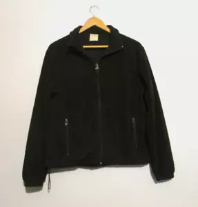 Womens Image Solutions Fleece Black Jacket Size Small EUC!!! - Picture 1 of 2