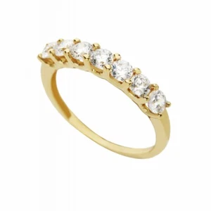 Veretta Ring aus 18 Karat Gelbgold mit weißen Zirkonia für Damen - Bild 1 von 1