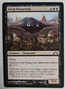MTG Magic The Gathering Card Smog Elemental Creature Elemental Black Gatecrash - Picture 1 of 2
