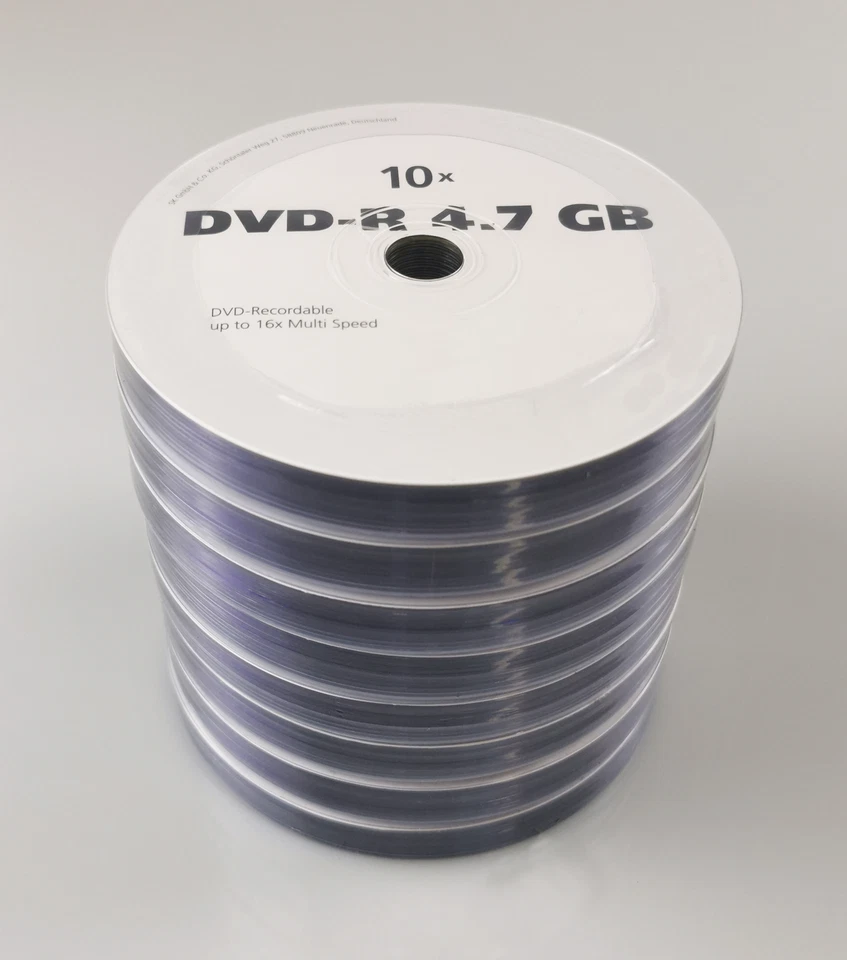 80 Stück DVD-R 4,7 GB Rohlinge 120 Minuten  max.16x Schreibgeschwindigkeit - Bild 1 von 1