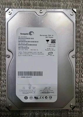 Seagate Barracuda 360GB SATA 3.5" HDD ST3360320AS 9BJ13J-622 - Image 1 of 3