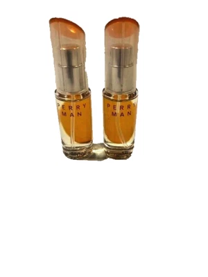 2 x Perry Man Eau de Toilette 0.25 oz each by Perry Ellis - Free Shipping - Image 1 of 2