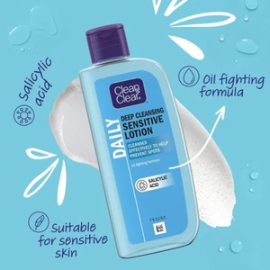 Deep Cleansing Lotion for Sensitive Skin 200Ml Freshness| Remove Dirt and Oil - Picture 1 of 7