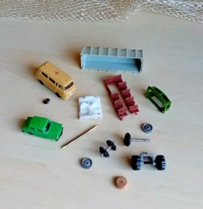 DDR Modellbau Bastelware Auto Zubehör Ersatzteile Trabi Barkas Lot Spielzeug   - Bild 1 von 7