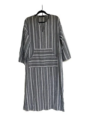 ZANZEA Collection Women’s XXL Boho Cotton Stripe Caftan - Image 1 of 4
