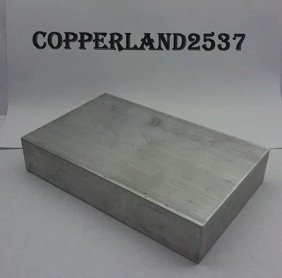 1" X 4" X 8" long new 6061 solid aluminum plate flat bar stock cnc block - Image 1 of 3