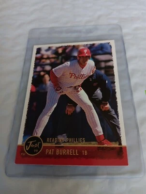 1999 Just Minors Pat Burrell #64 Rookie RC Baseball Card Phillies - Image 1 of 2