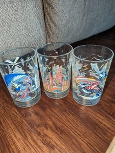 Vintage McDonalds Disney 25th Anniversary Gläser Mickey Mouse Goofy Donald Duck 90er - Bild 1 von 5